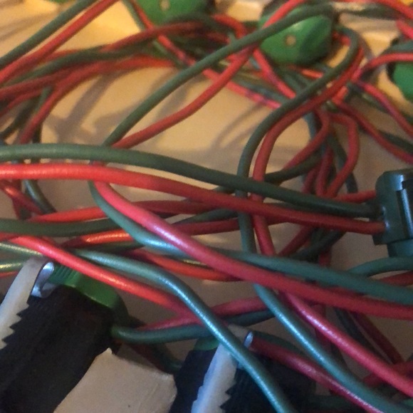 Christmas lights multi colored VTG USA 15 lights 23 feet long EUC - Picture 8 of 8